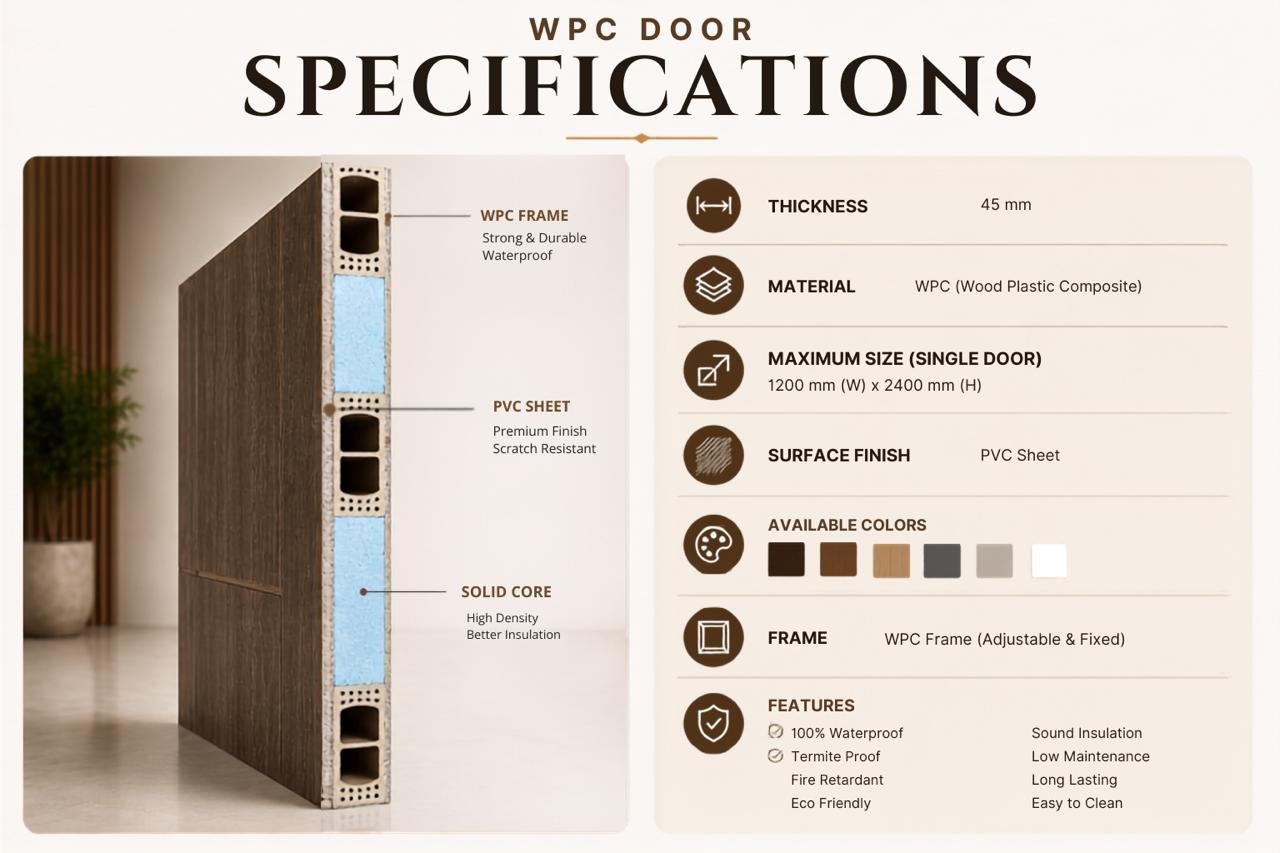 WPC Door Structure Details